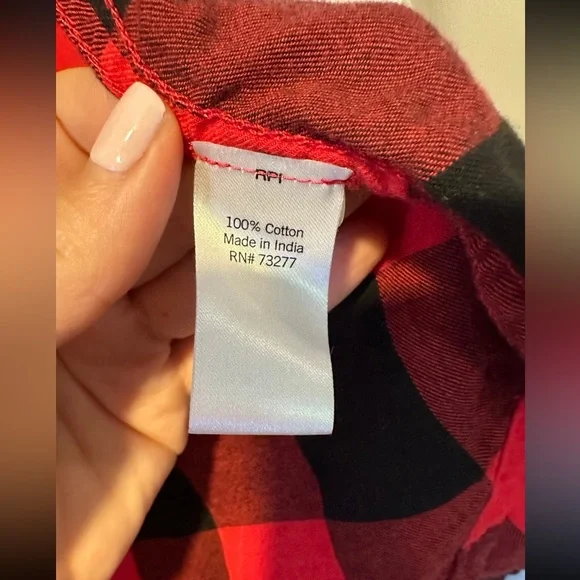 SO Juniors Cozy Plaid Flannel Size XL - Picture 3 of 5